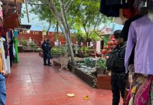 Policía hace estallar granada en pleno centro de la capital