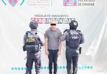 Fiscalía de Chiapas detiene a presunto responsable de feminicidio cometido en Quintana Roo